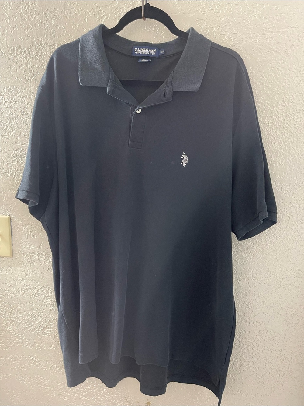 U.S. Polo Assn. Men's Black Classic Polo Shirt 3XL